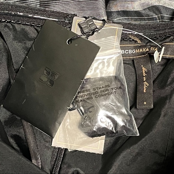 BCBGMAXAZRIA Strapless Sweetheart Neckline Striped - Picture 6 of 8